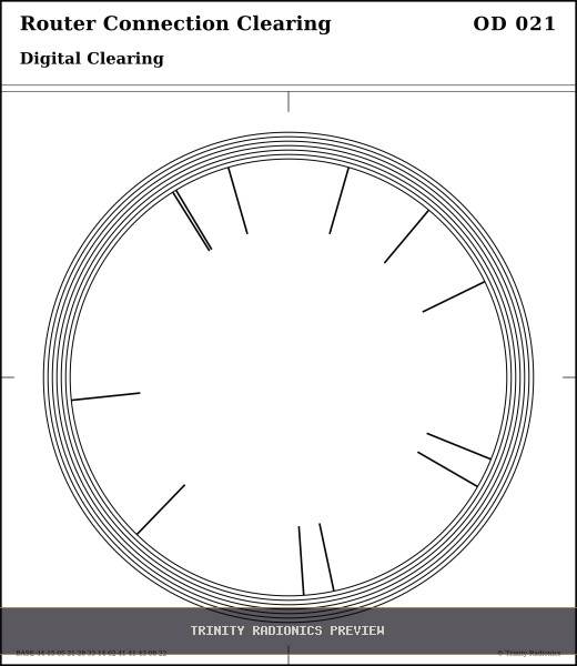 Router Connection Clearing Radial radionics card preview