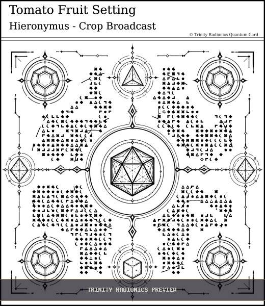 Tomato Fruit Setting Quantum radionics card preview - Plants, Gardens & Agriculture - Quantum