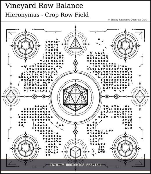 Vineyard Row Balance Quantum radionics card preview - Plants, Gardens & Agriculture - Quantum