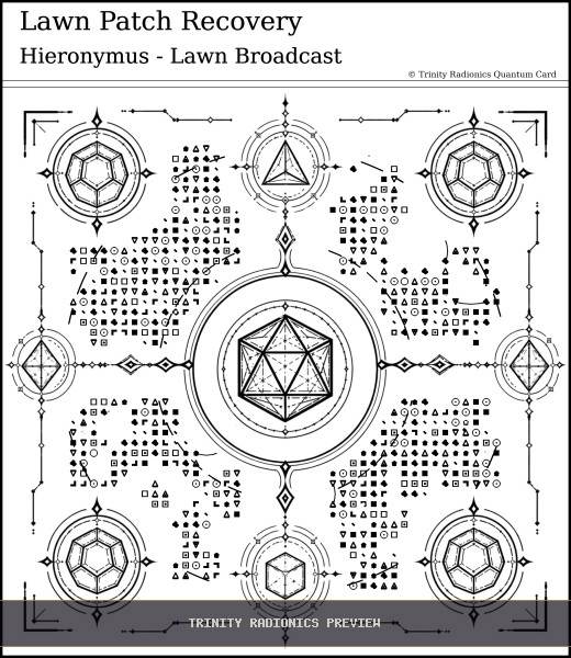 Lawn Patch Recovery Quantum radionics card preview - Plants, Gardens & Agriculture - Quantum