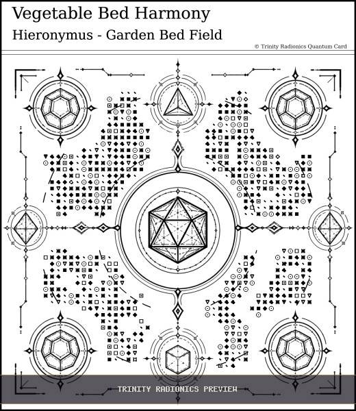 Vegetable Bed Harmony Quantum radionics card preview - Plants, Gardens & Agriculture - Quantum