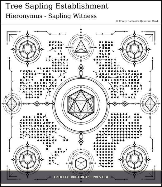 Tree Sapling Establishment Quantum radionics card preview - Plants, Gardens & Agriculture - Quantum