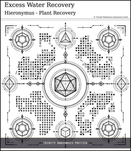Excess Water Recovery Quantum radionics card preview - Plants, Gardens & Agriculture - Quantum