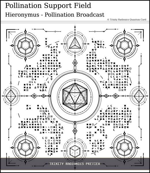 Pollination Support Field Quantum radionics card preview - Plants, Gardens & Agriculture - Quantum
