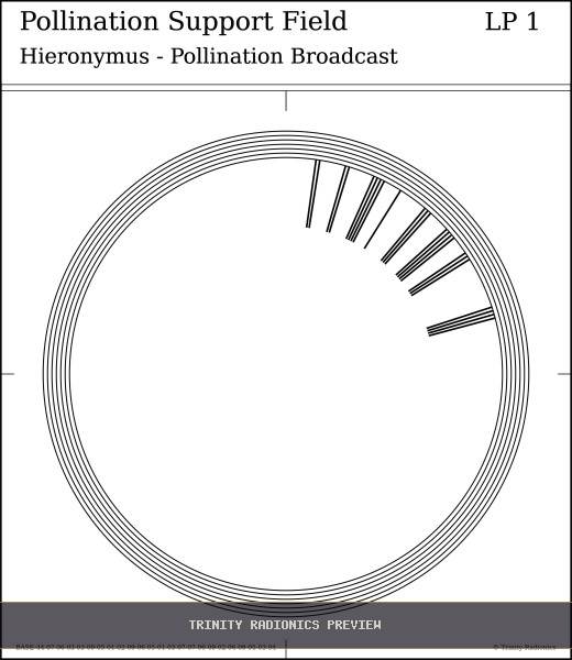 Pollination Support Field Radial radionics card preview