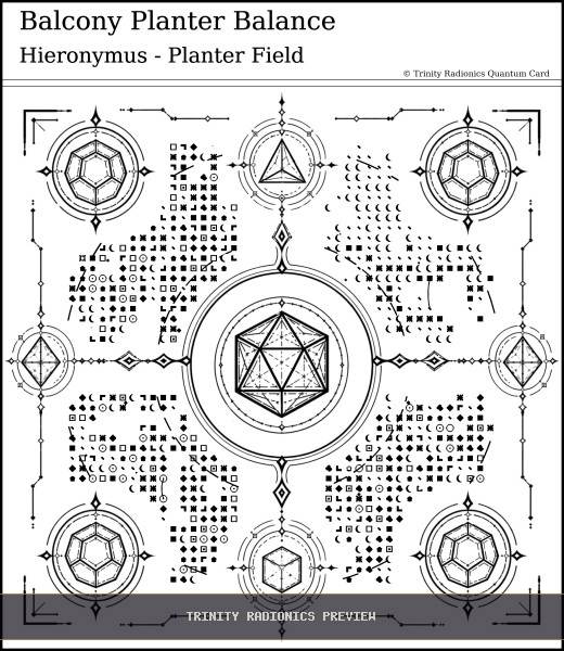 Balcony Planter Balance Quantum radionics card preview - Plants, Gardens & Agriculture - Quantum
