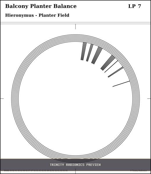 Balcony Planter Balance Radial radionics card preview