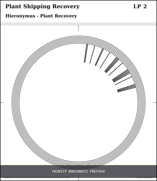 Plant Shipping Recovery Radial radionics card preview