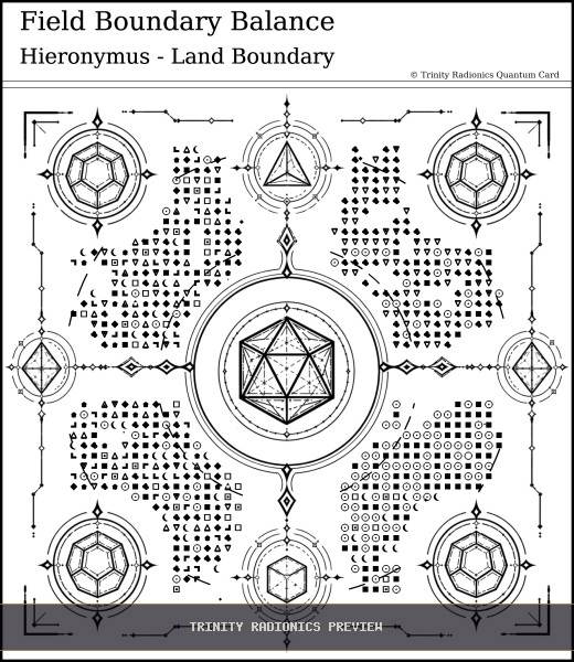 Field Boundary Balance Quantum radionics card preview - Land, Soil & Ecosystems - Quantum
