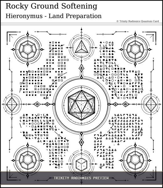 Rocky Ground Softening Quantum radionics card preview - Land, Soil & Ecosystems - Quantum