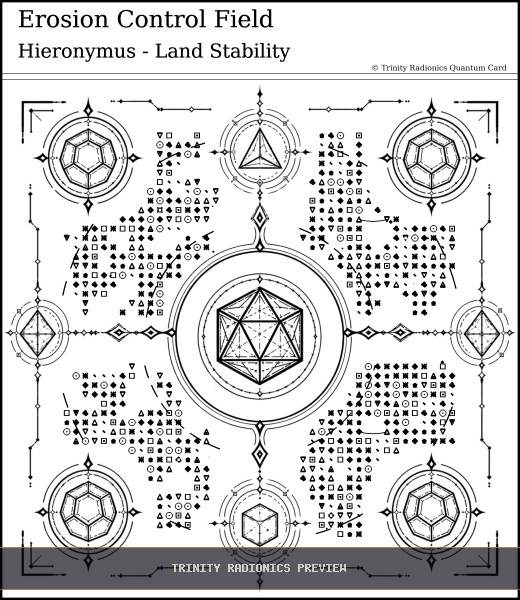 Erosion Control Field Quantum radionics card preview - Land, Soil & Ecosystems - Quantum