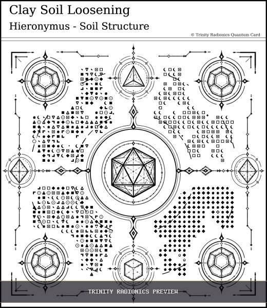 Clay Soil Loosening Quantum radionics card preview - Land, Soil & Ecosystems - Quantum