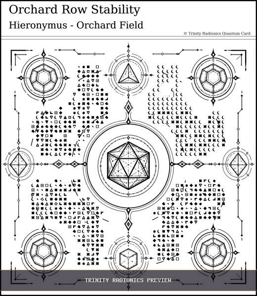Orchard Row Stability Quantum radionics card preview - Land, Soil & Ecosystems - Quantum