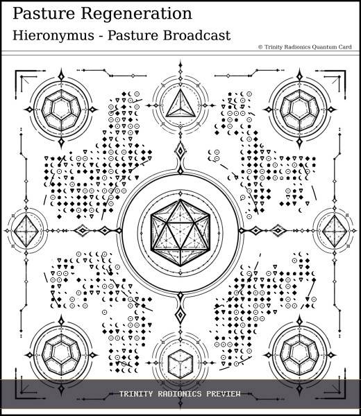 Pasture Regeneration Quantum radionics card preview - Land, Soil & Ecosystems - Quantum