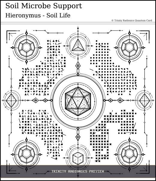 Soil Microbe Support Quantum radionics card preview - Land, Soil & Ecosystems - Quantum
