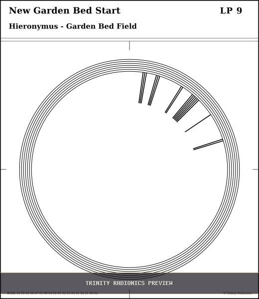 New Garden Bed Start Radial radionics card preview