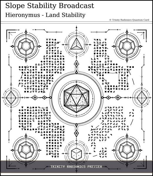 Slope Stability Broadcast Quantum radionics card preview - Land, Soil & Ecosystems - Quantum