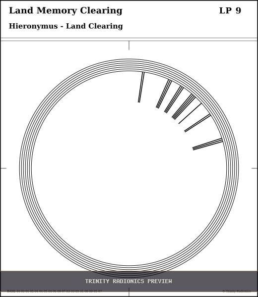 Land Memory Clearing Radial radionics card preview