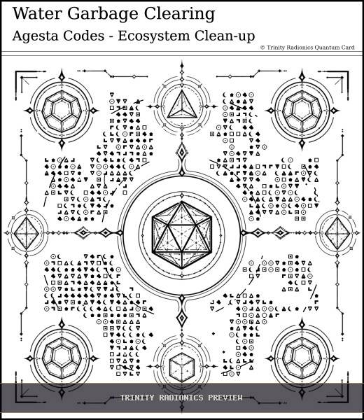 Water Garbage Clearing Quantum radionics card preview - Water & Environmental Clean Up - Quantum