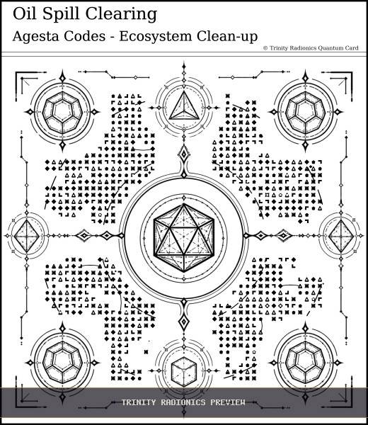 Oil Spill Clearing Quantum radionics card preview - Water & Environmental Clean Up - Quantum