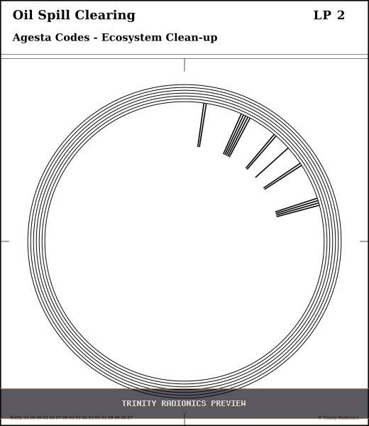 Oil Spill Clearing Radial radionics card preview