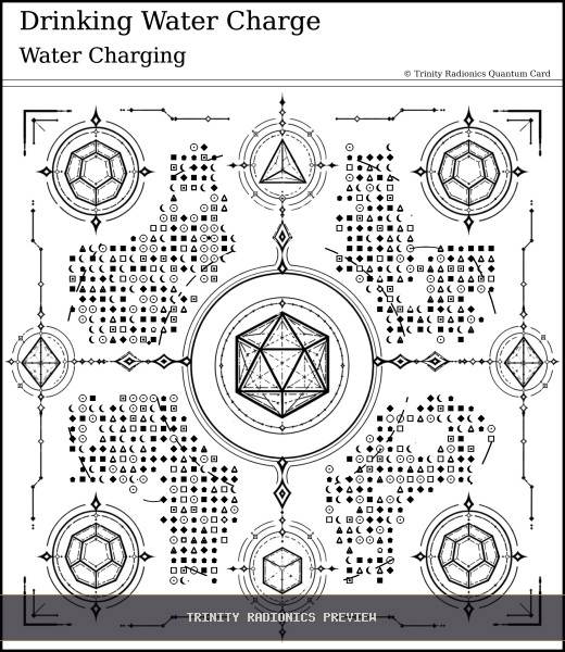 Drinking Water Charge Quantum radionics card preview - Water & Environmental Clean Up - Quantum