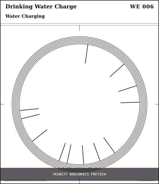 Drinking Water Charge Radial radionics card preview