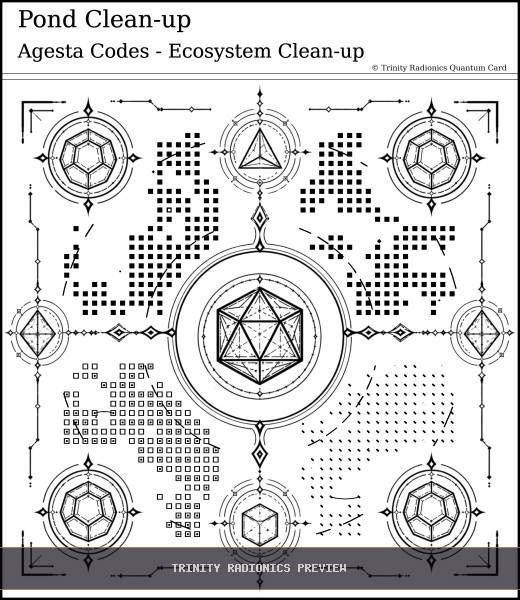 Pond Clean-up Quantum radionics card preview - Water & Environmental Clean Up - Quantum