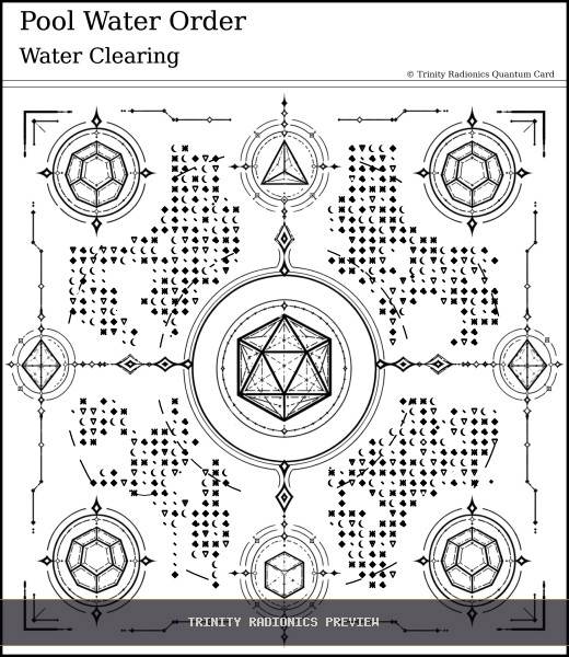 Pool Water Order Quantum radionics card preview - Water & Environmental Clean Up - Quantum