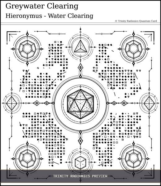 Greywater Clearing Quantum radionics card preview - Water & Environmental Clean Up - Quantum