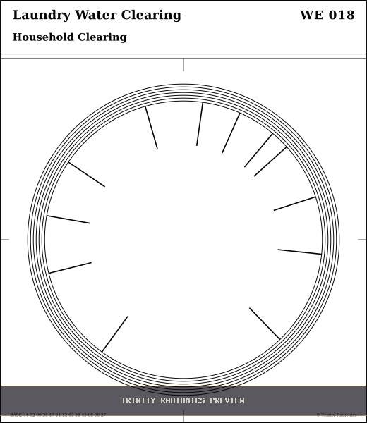 Laundry Water Clearing Radial radionics card preview
