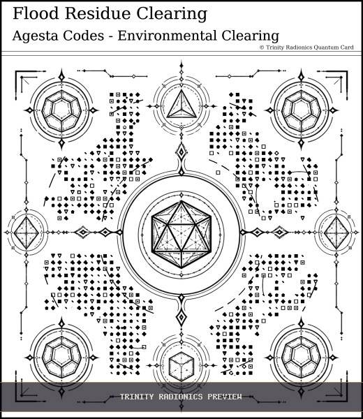 Flood Residue Clearing Quantum radionics card preview - Water & Environmental Clean Up - Quantum