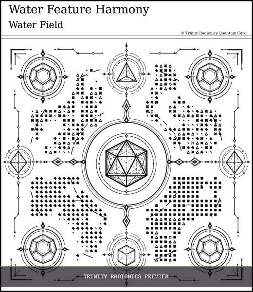 Water Feature Harmony Quantum radionics card preview - Water & Environmental Clean Up - Quantum