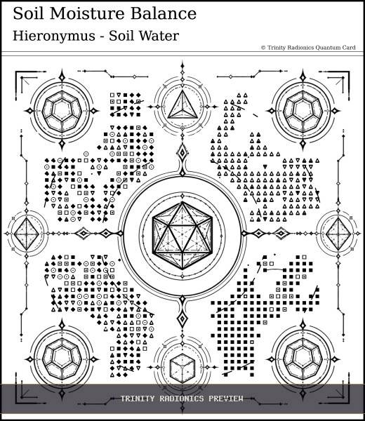 Soil Moisture Balance Quantum radionics card preview - Water & Environmental Clean Up - Quantum