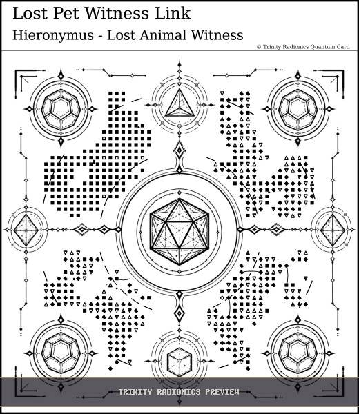 Lost Pet Witness Link Quantum radionics card preview - Animals & Livestock - Quantum
