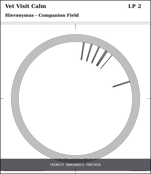 Vet Visit Calm Radial radionics card preview