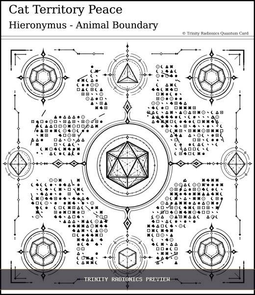 Cat Territory Peace Quantum radionics card preview - Animals & Livestock - Quantum