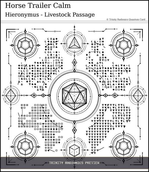 Horse Trailer Calm Quantum radionics card preview - Animals & Livestock - Quantum