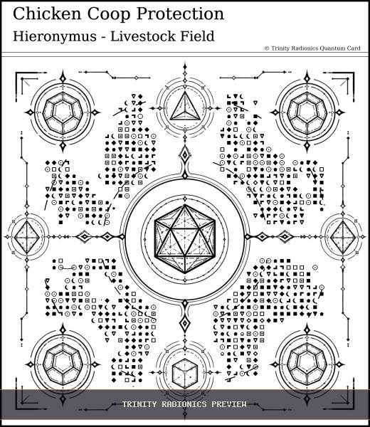 Chicken Coop Protection Quantum radionics card preview - Animals & Livestock - Quantum