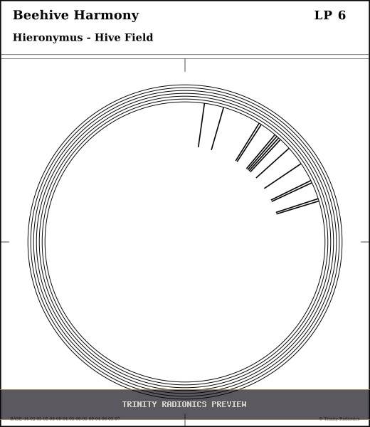 Beehive Harmony Radial radionics card preview