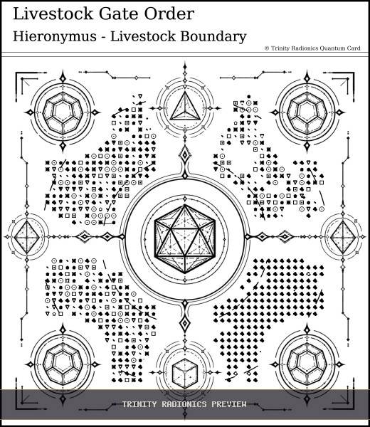 Livestock Gate Order Quantum radionics card preview - Animals & Livestock - Quantum