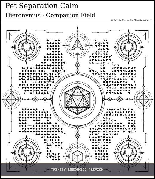 Pet Separation Calm Quantum radionics card preview - Animals & Livestock - Quantum