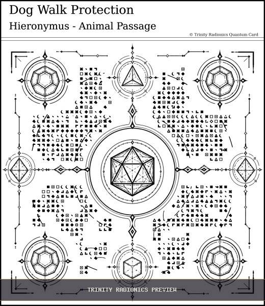 Dog Walk Protection Quantum radionics card preview - Animals & Livestock - Quantum