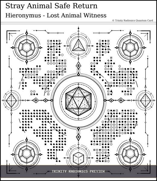 Stray Animal Safe Return Quantum radionics card preview - Animals & Livestock - Quantum