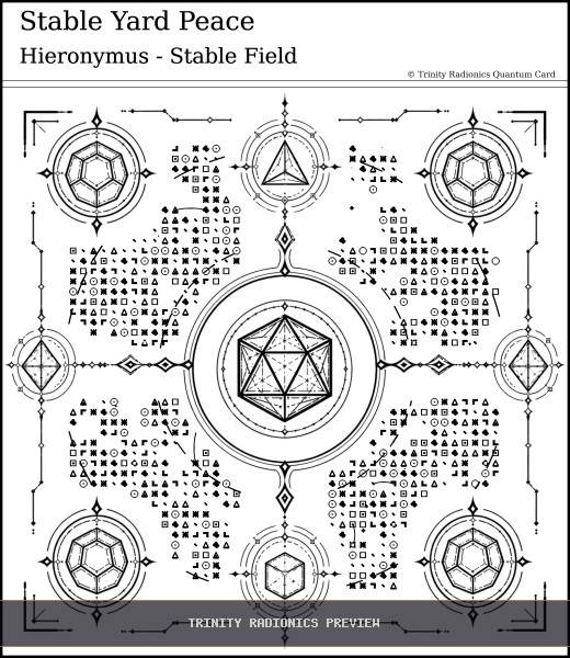 Stable Yard Peace Quantum radionics card preview - Animals & Livestock - Quantum