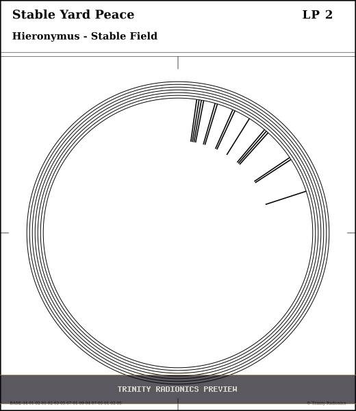 Stable Yard Peace Radial radionics card preview