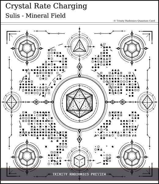 Crystal Rate Charging Quantum radionics card preview - Crystals, Metals & Minerals - Quantum