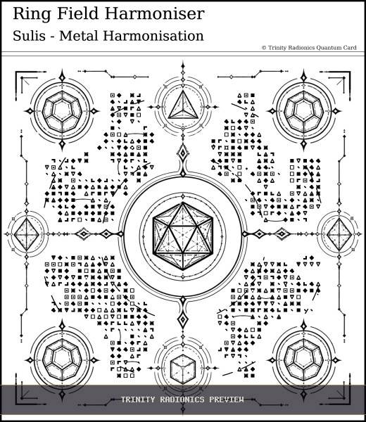 Ring Field Harmoniser Quantum radionics card preview - Crystals, Metals & Minerals - Quantum