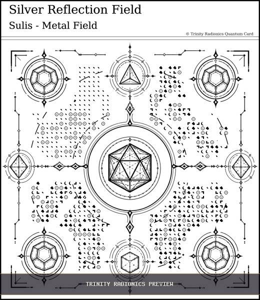 Silver Reflection Field Quantum radionics card preview - Crystals, Metals & Minerals - Quantum