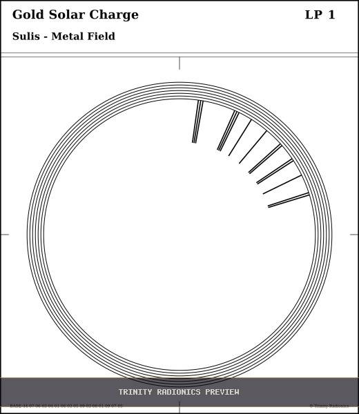 Gold Solar Charge Radial radionics card preview